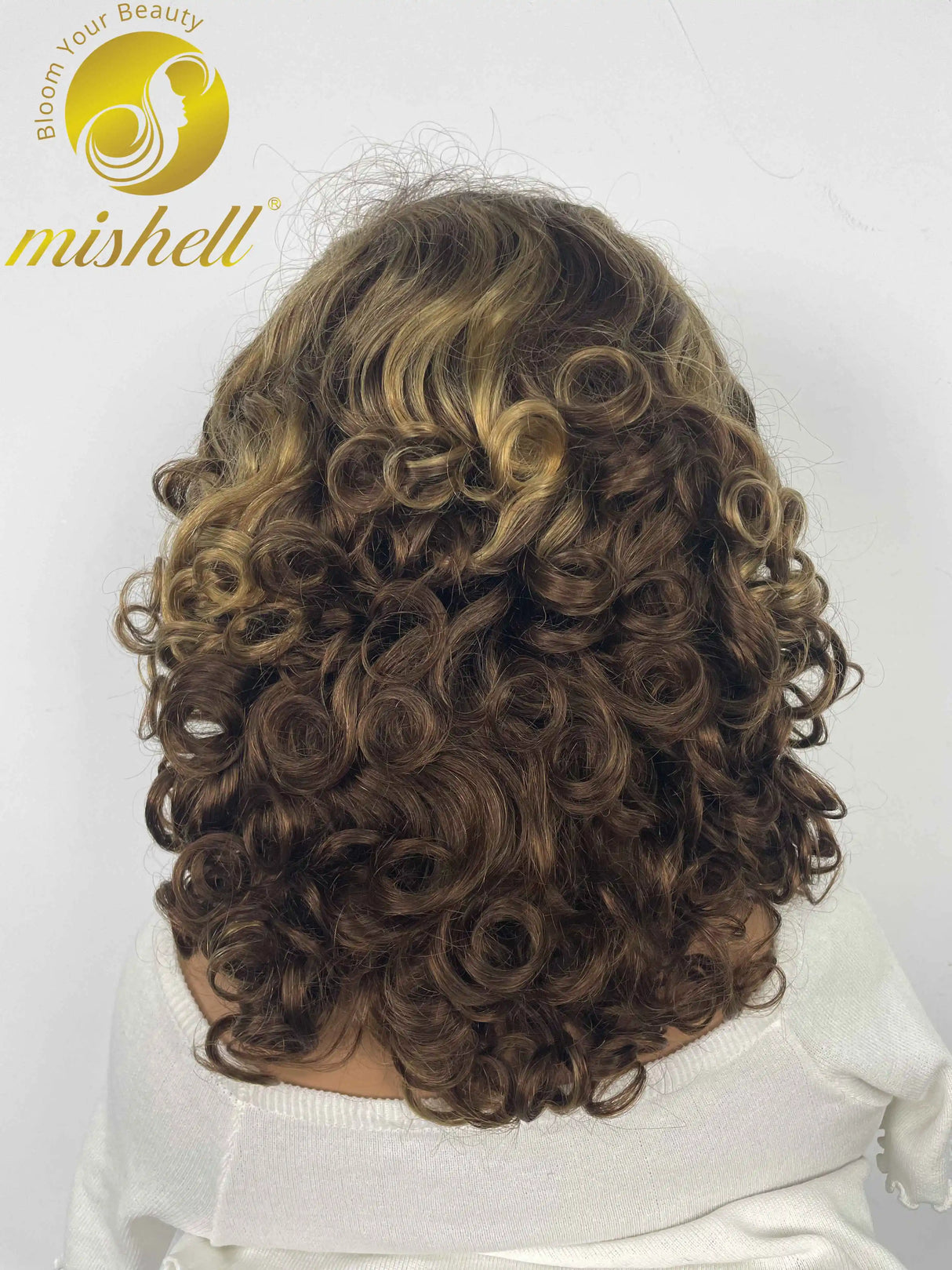 250% Density 427 Highlight Bouncy Curly Human Hair