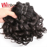 Human Brazilian Hair Weave Bundles With Closure Ombre