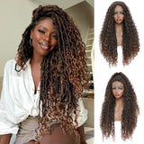 X-TRESS Braided Wigs Lace Front Wig for Black