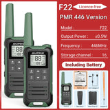 2PCS Baofeng F22 Walkie Talkie Portable Mini Communication
