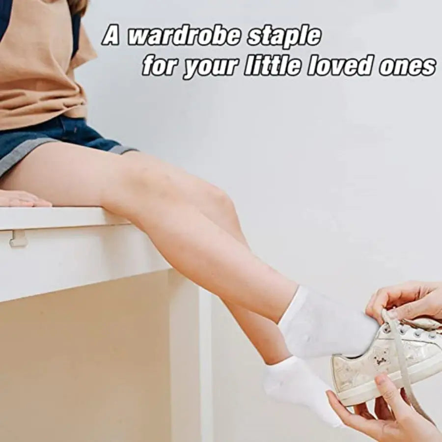 16 Pairs Ankle Socks - Toddler Low Cut