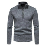 Warm Zipper Sweater Winter Jacket Solid Color High
