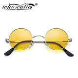 Round Sunglasses Men Polarized UV400 High Quality Brand