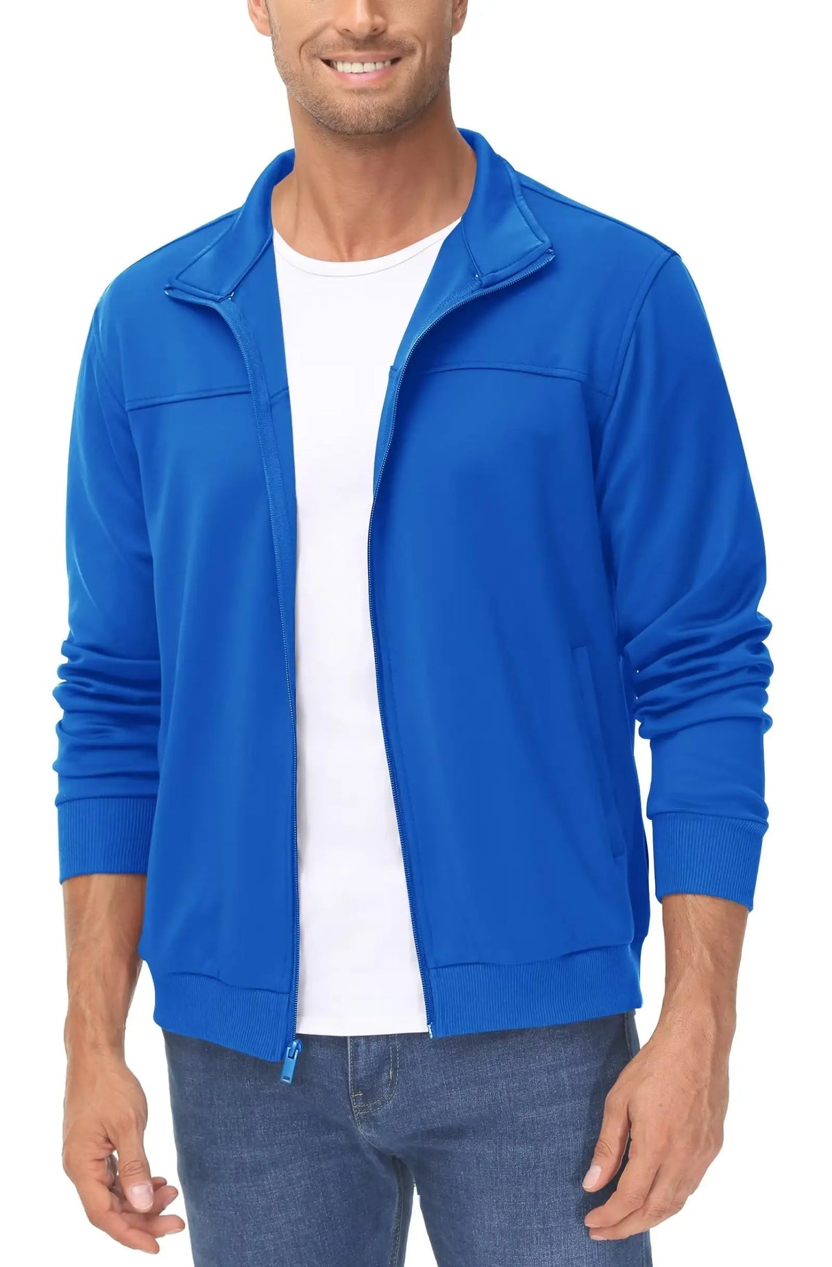 TACVASEN Full Zip UP Track Jackets Mens Lightweight