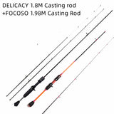 Mavllos Delicacy Solid Tip Bass Spinning Rod, Carbon
