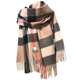 2024 Pamwallymensa Women's Scarf Winter Luxury Brand Tippet