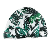 Waterproof Leopard Print Cap Elastic Bow Nightcap Women