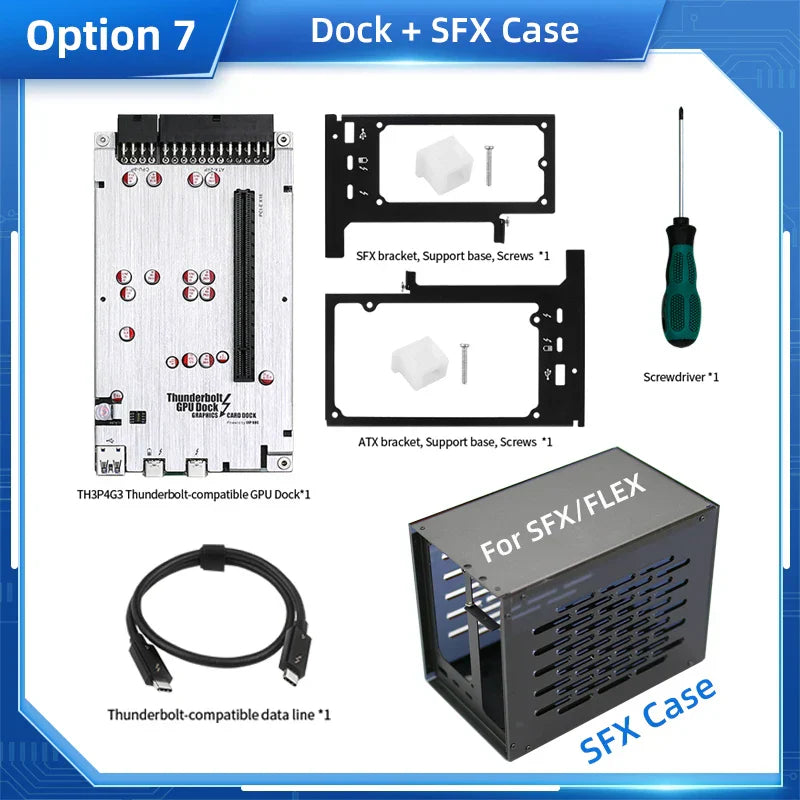 TH3P4G3 Thunderbolt-compatible GPU Dock Laptop to External Graphic
