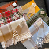 High Quality 100 Wool Scarf Female Fashion Classic