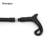 Black Luxury Curve Line Type Walking Stick with