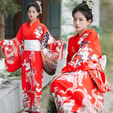 Kimono Women Japanese Traditional Yukata Haori Kimonos Cosplay