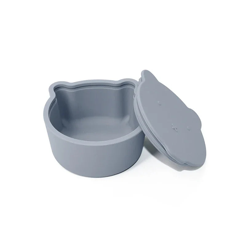 100% Food Grade Silicone Animal Pattern Feeding Box