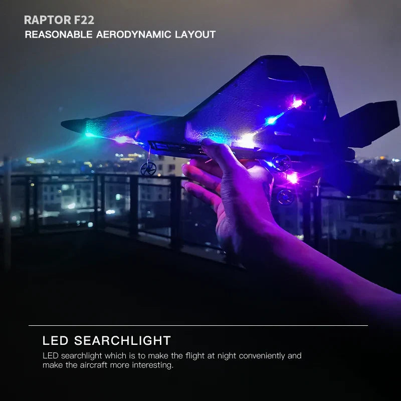 New F22S 2.4G 4CH 3D6G RC Airplane Raptor