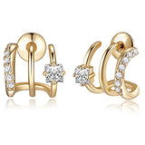 Weight Loss Magnet Earring Zircon Crystal Strong Magnetic