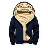 Winter Jacket Men Lambswool Warm Thicken Jackets Jogging