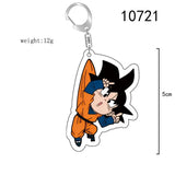 Anime TV Dragon Z Super Saiyan Acrylic Pendant