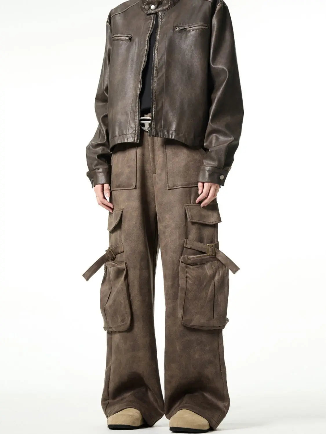 Autumn And Winter Casual Cargo Pants Men Vintage
