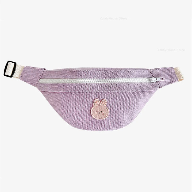 Korean Style Children Diagonal Small Waist Bags Cartoon