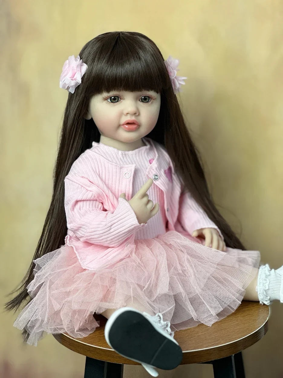 BZDOLL 55CM 22Inch Can Stand Reborn Baby Lifelike