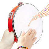 4/6/7/8/10 Inch Tambourine Drum Children Educational Tambourine Round