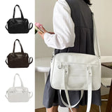 Women Harajuku Crossbody Bags Messenger PU Leather Shoulder