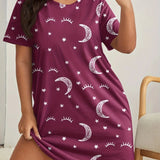 Plus Size Women's Home Sleeping Dresses Oversized Size
