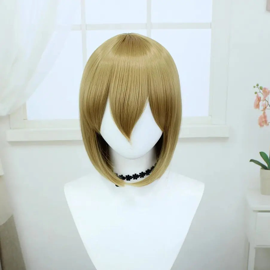 Short 11.8 Inches Straight Synthetic Wig for Cosplay