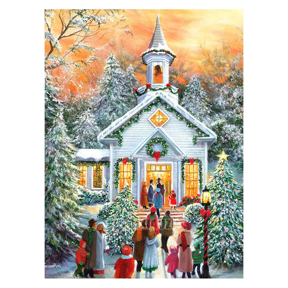 Diamond Painting Christmas Snowman Cross Stitch New Arrival