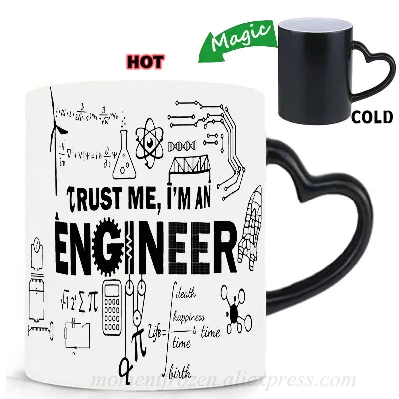 Engineer Cups Mechanic Coffee Mugs Scientific Technical Office