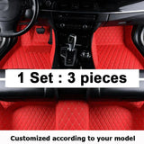 Custom Made Leather Car Floor Mats For Toyota