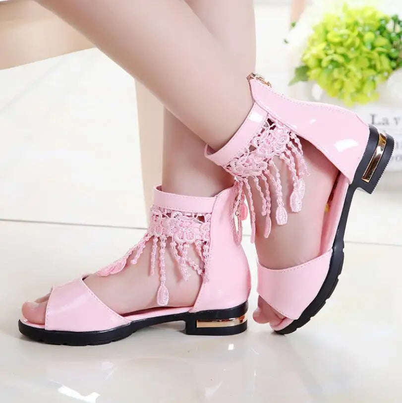 Kids Bow Sandals for Girls Summer 2021 Fashion