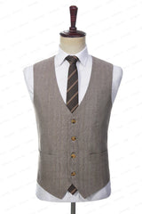 2023 Latest Summer Men Double Breasted Khaki Linen