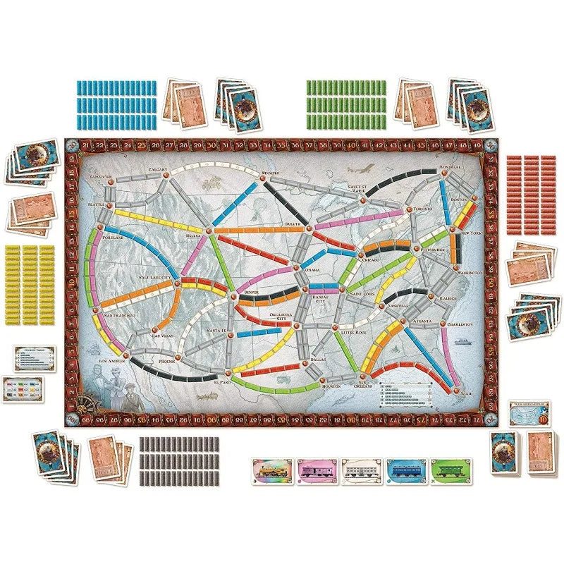 Ticket To Ride Series Board Games US Edition