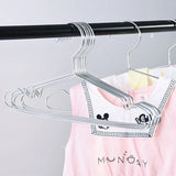 10pcs/set Clothes Hangers Stainless Steel Clothing Drying Rack