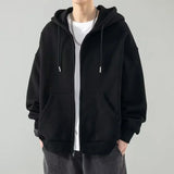 2024 American Heavyweight Basic Solid Color Cardigan Sweatshirt