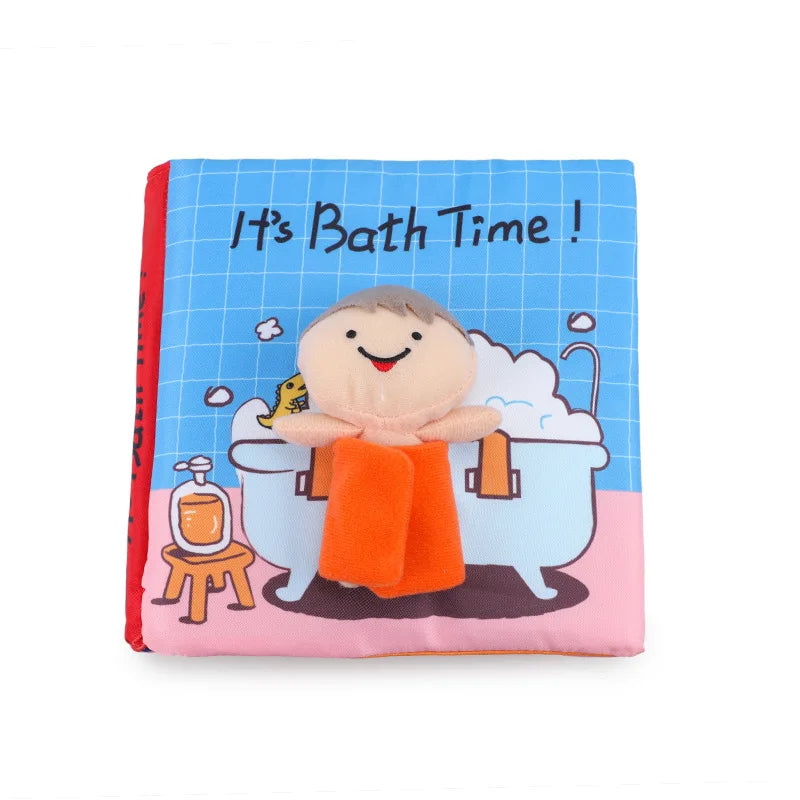 Infant Baby Cloth Book Bath Potty Baby Book