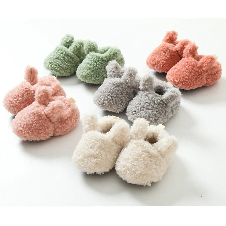 Toddler First Walker Socks Solid Color Tethered Leg