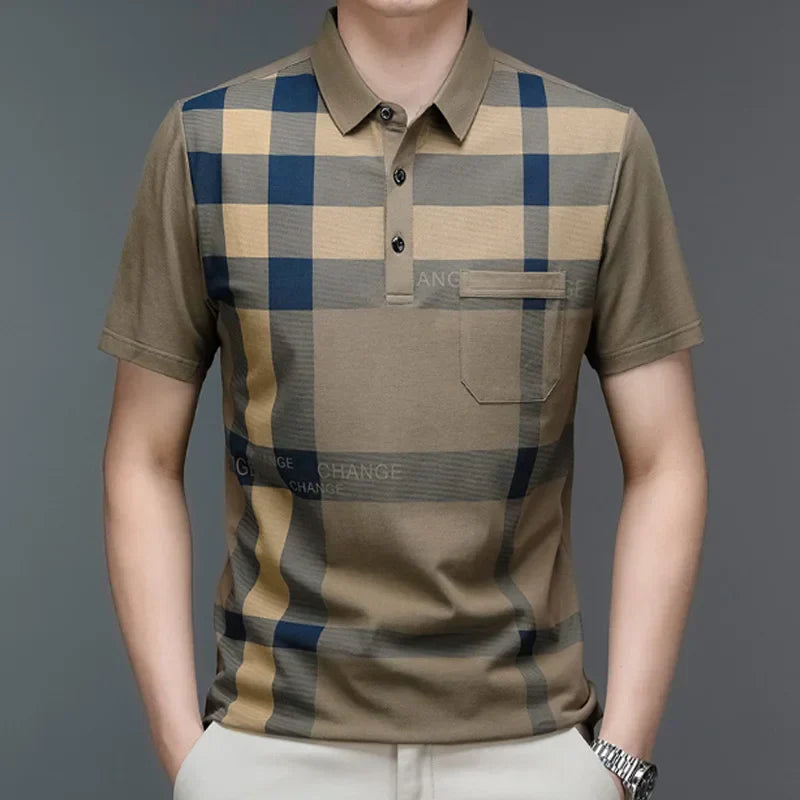 Summer new men polo shirt High quality brand