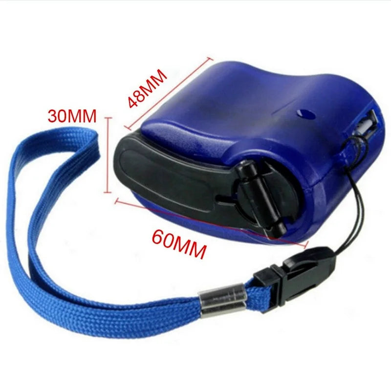 Mini Charger Hand Crank USB Phone Emergency Camping