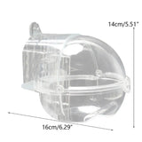 Parrot Bath Tub Bird Shower Box Transparent Bathing