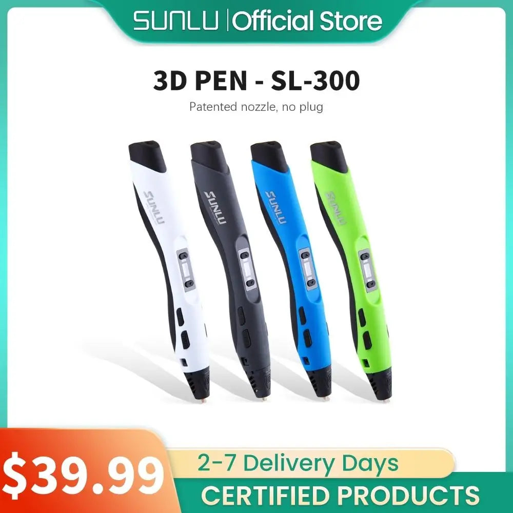 Creative 3D Printing Pen by SUNLU SL-300 -