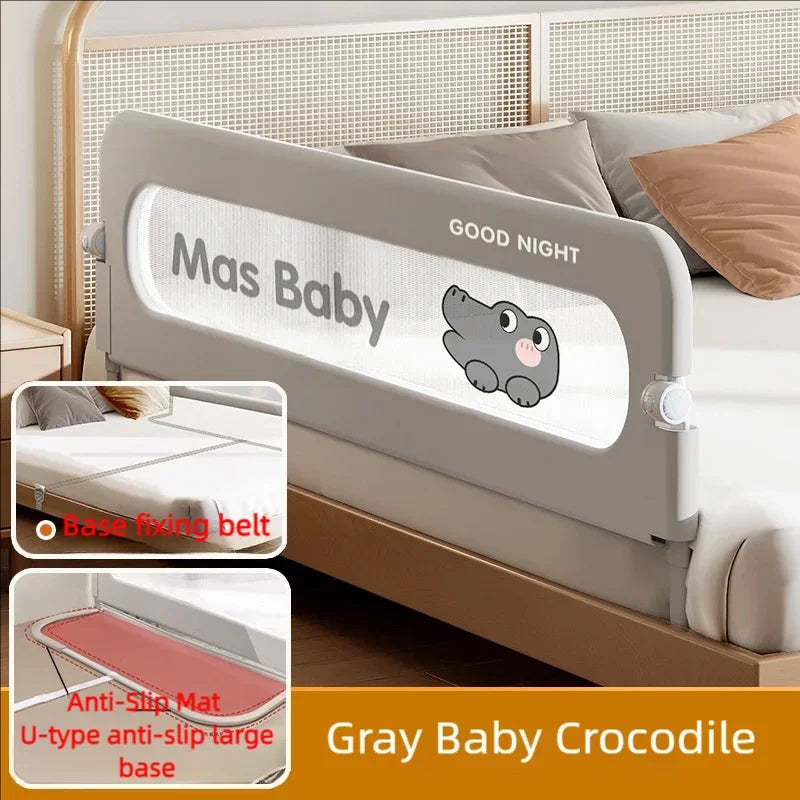 Invisible Collapsible Baby Bed Rail Guardrail Safety U-Shaped
