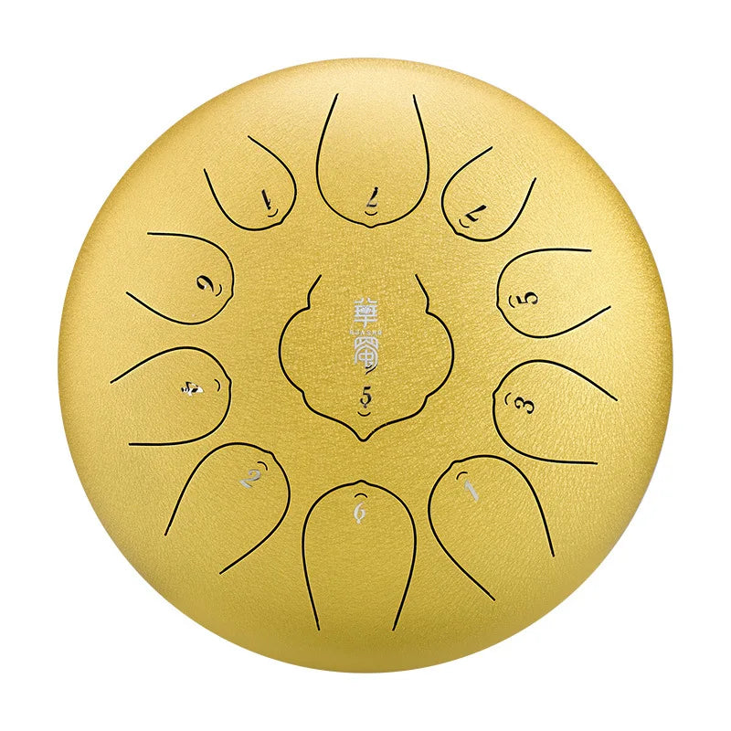 Otamatone 10 Inch Steel Tongue Drum Children's Synthesizer