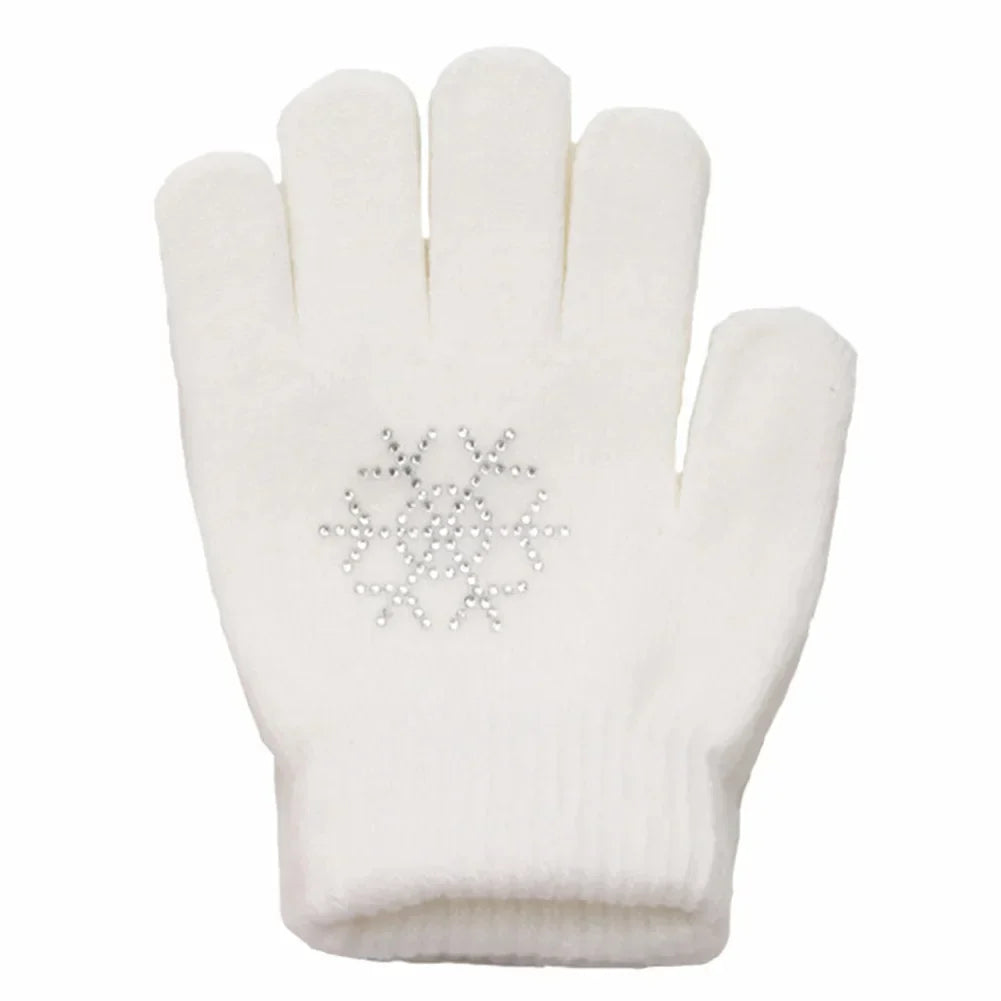 1 Pair Figure Skating Gloves Skating Nonslip Winter