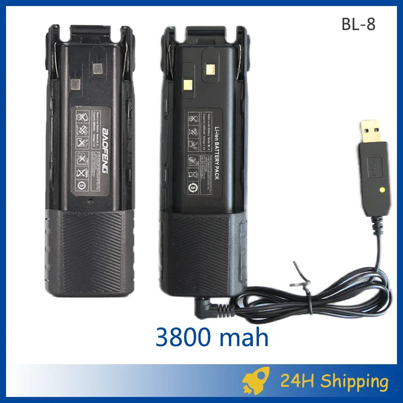 Baofeng UV 82 Battery BL-8 Walkie Talkies Ham