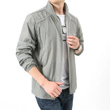 Summer Lightweight Jacket Men Windbreaker Thin Skin Raincoat