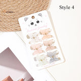 Hair Accessories For Women 6Pcs/Set Mini Crab Hair