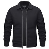 TACVASEN Lightweight Work Jackets Mens Classic Tunic Style