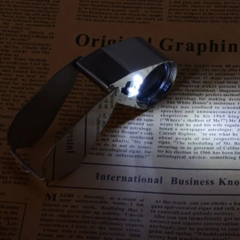 High Magnification Jewellery Magnifier Antique Appreciation Handheld