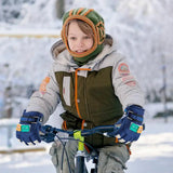 SML Children Winter Ski Gloves Waterproof Thicken Mittens
